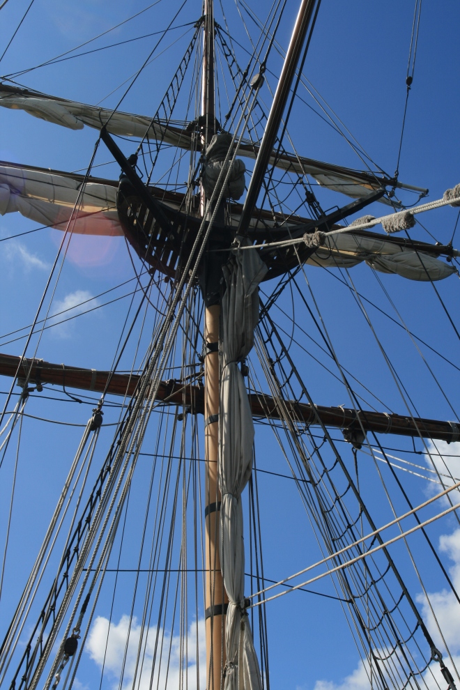 Lady  Washington sails photo Dianne Garner